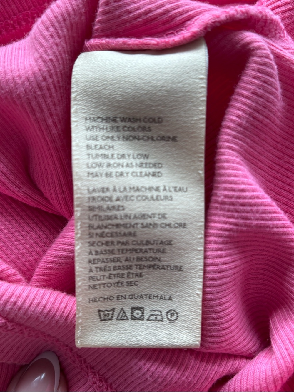 Maeve Ribbed Knit Tee Size Small - Picture 9 of 9